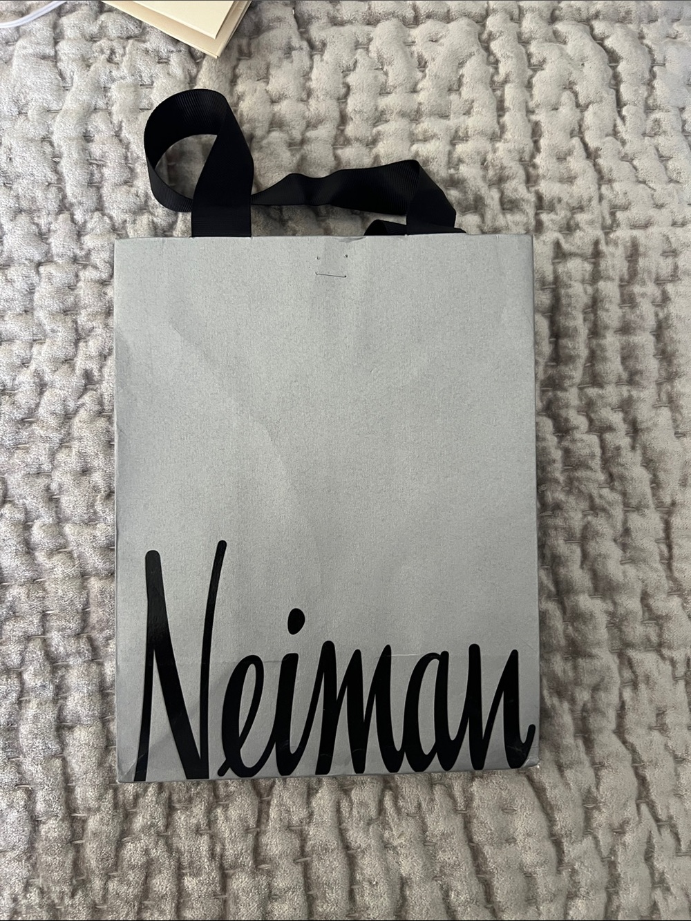 Neiman Marcus Silver and Black Men’s Gift Bag